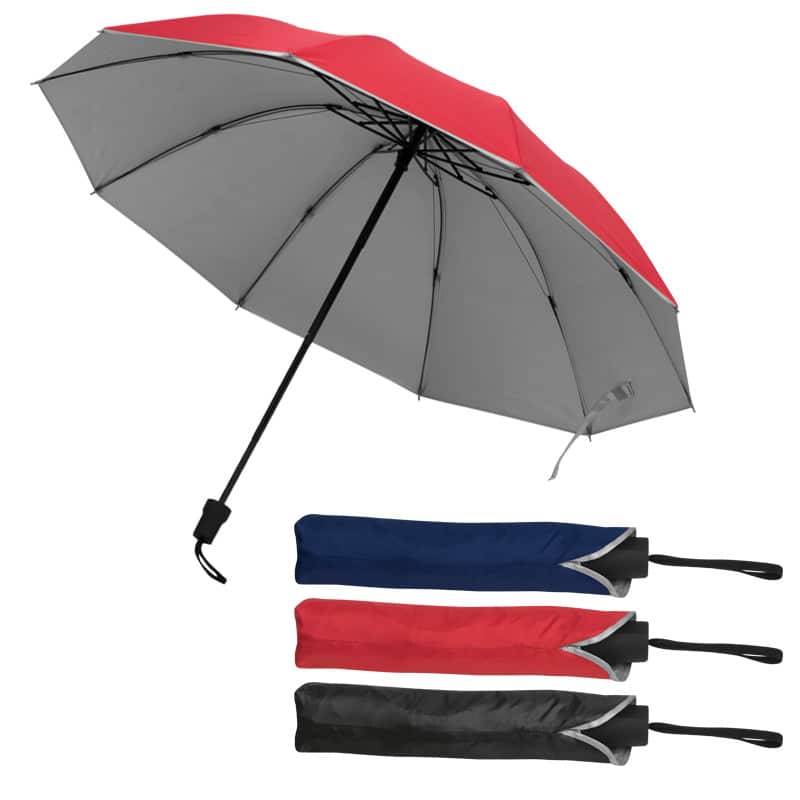 Werbeartikel Regenschirm, innen Silber 4074844
